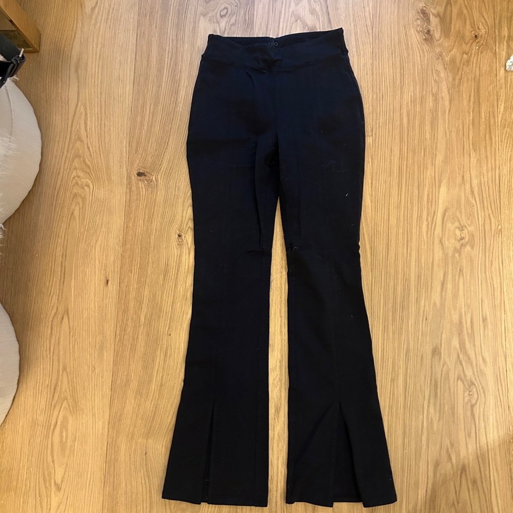 ALO Yoga Black Boot-Cut Flare Pants